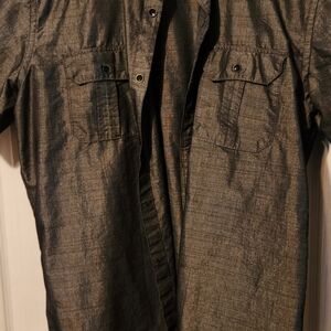 Mens Short Sleeve Collared Shirt